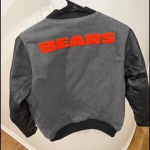 Kids Gray and Black Bears Jacket